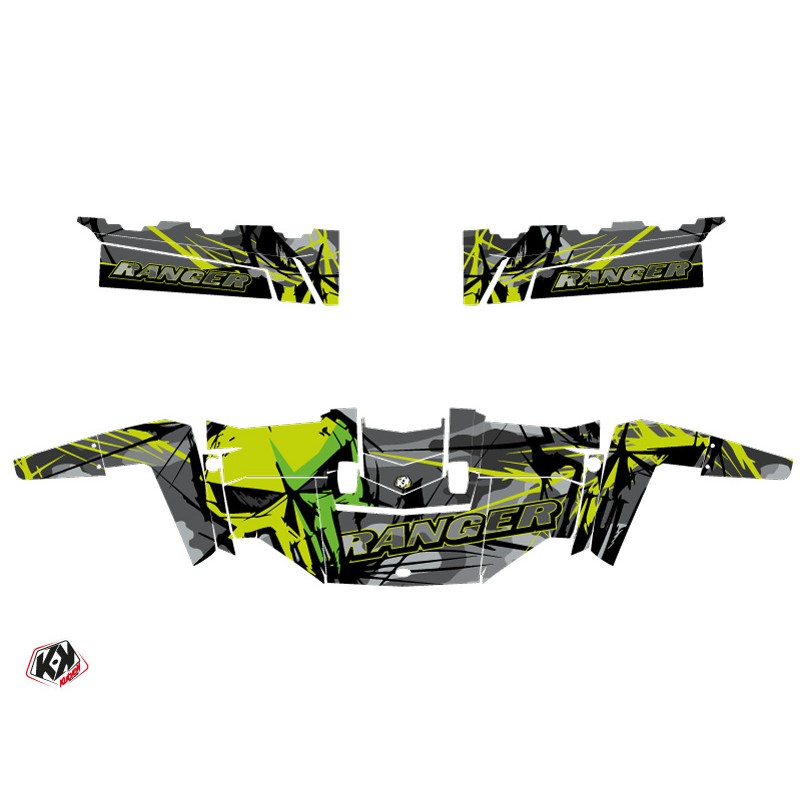 Kit Déco SSV Evil Polaris Ranger 570 FULL Gris Vert (2015)