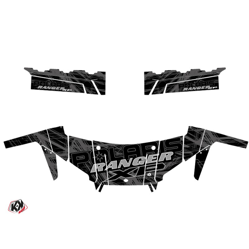 Kit Déco SSV Squad Polaris Ranger 900 XP Noir Gris (2012-2015)