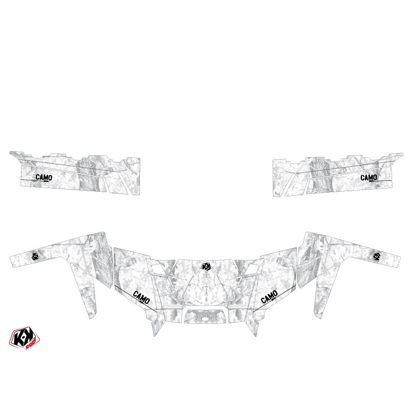 Kit Déco SSV Camo Polaris Ranger 900 XP Blanc (2012-2015)
