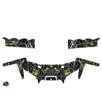 Kit Déco SSV Camo Polaris Ranger 900 XP Noir Jaune (2012-2015)