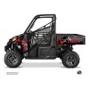 Kit Déco SSV Evil Polaris Ranger 900 XP Gris Rouge (2017-2019)