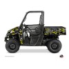 Kit Déco SSV Predator Polaris Ranger 900 XP Noir Gris Jaune (2017-201