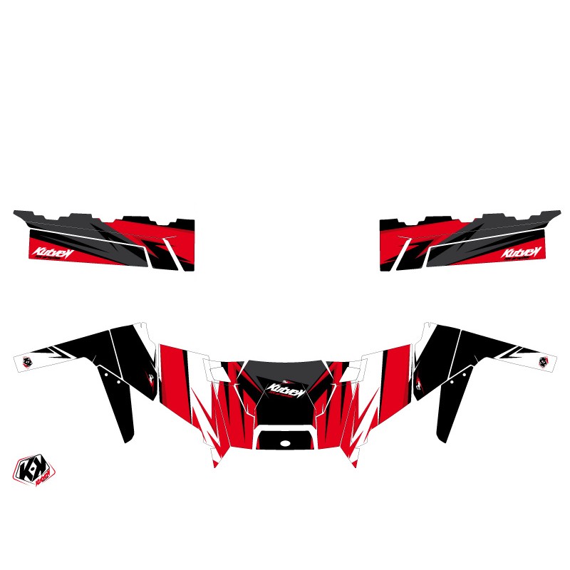 Kit Déco SSV Stage Polaris Ranger 900 XP Noir Rouge (2017-2019)
