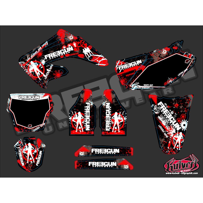 Kit Deco Moto Cross Freegun Honda 250 CR