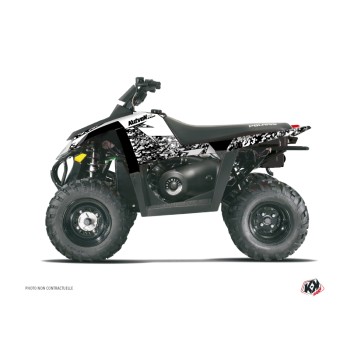 Kit Déco Quad Predator Polaris Scrambler 500 Blanc (1997-2009)