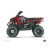 Kit Déco Quad Freegun Eyed Polaris Scrambler 500 Gris Rouge (1997-200
