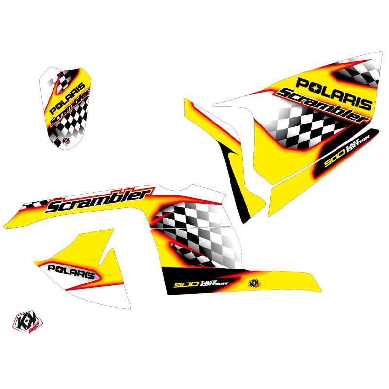 Kit Déco Quad Last Edition Polaris Scrambler 500 Jaune (2010-2013)