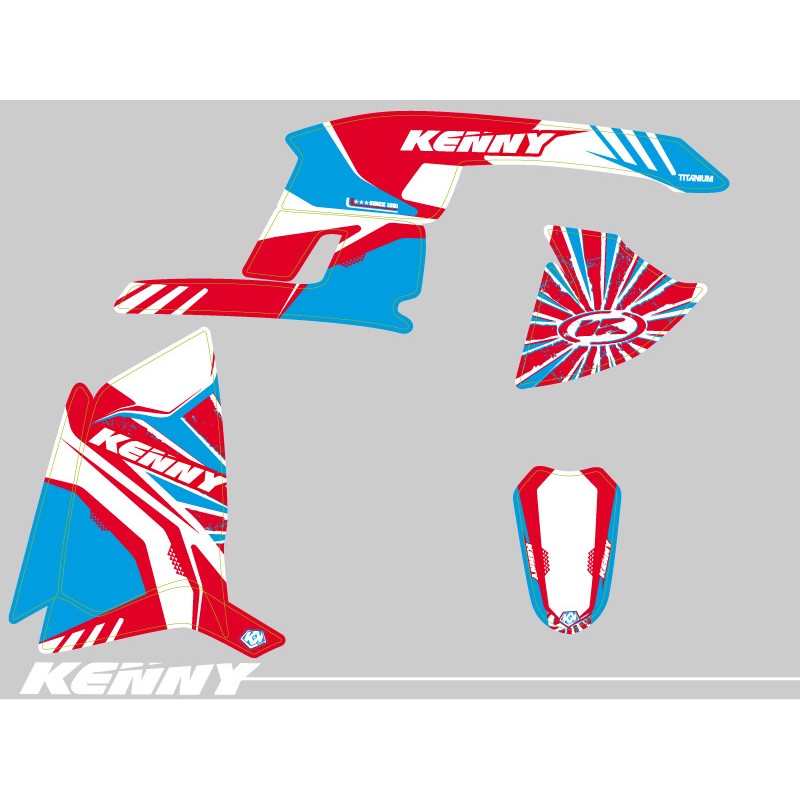 Kit Déco Quad Kenny Polaris Scrambler 500 (2010-2013)