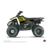 Kit Déco Quad Eraser Fluo Polaris Scrambler 500 Jaune (2010-2013)