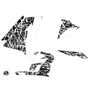 Kit Déco Quad Predator Polaris Scrambler 500 Blanc (2010-2013)