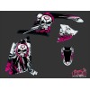 Kit Déco Quad Trash Polaris Scrambler 500 Noir Rose (2010-2013)