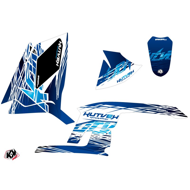 Kit Déco Quad Eraser Polaris Scrambler 500 Bleu (2010-2013)