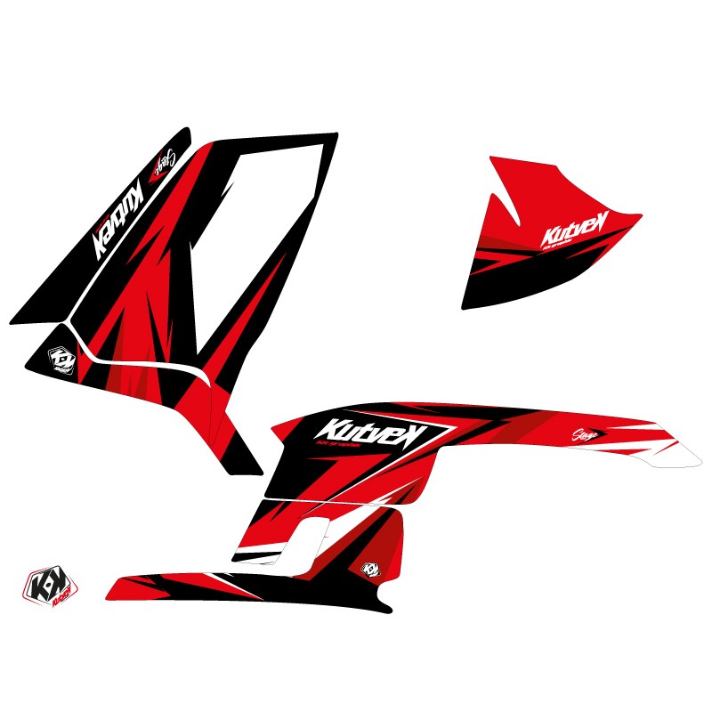 Kit Déco Quad Stage Polaris Scrambler 500 Rouge (2010-2013)