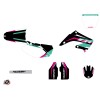 Kit Deco Moto Cross League Honda 250 CR Turquoise