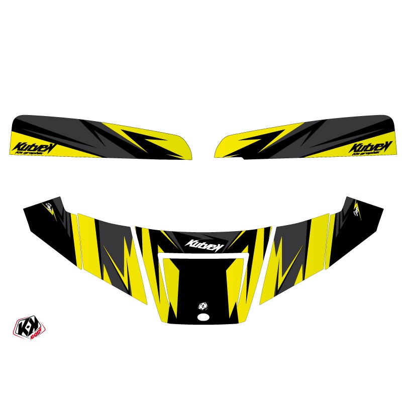 Kit Déco SSV Stage Polaris Ranger 570 Noir Jaune (2022-2023)