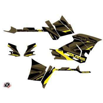 Kit Déco Quad Hidden Polaris 570 Sportsman Forest Vert Jaune (2014-20
