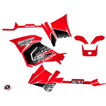 Kit Déco Quad Rock Polaris 570 Sportsman Forest Rouge (2014-2017)