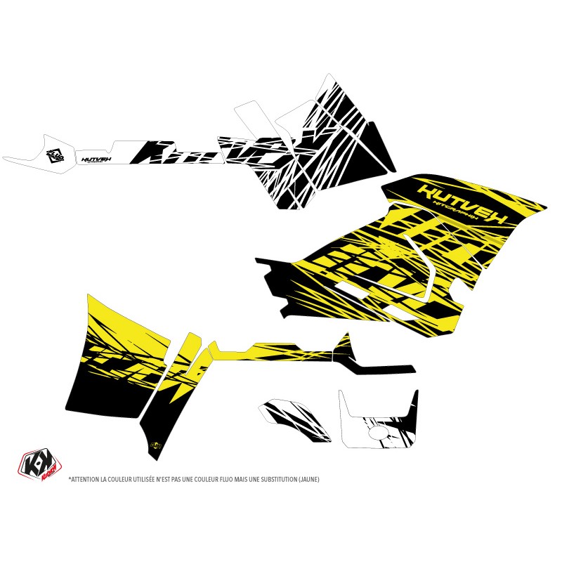 Kit Déco Quad Eraser Fluo Polaris 570 Sportsman Forest Jaune (2014-20