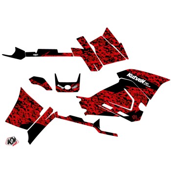 Kit Déco Quad Predator Polaris 570 Sportsman Forest Rouge Noir (2014-