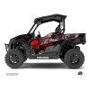 Kit Déco SSV Evil Polaris GENERAL 1000 Gris Rouge (2022-2023)
