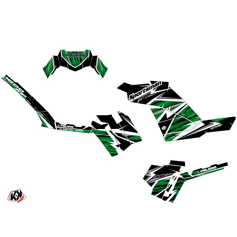 Kit Déco Quad Jungle Polaris 1000 Sportsman XP Forest Noir Vert (2022