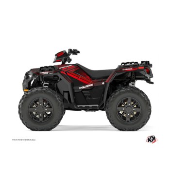 Kit Déco Quad Rock Polaris 1000 Sportsman XP Forest Noir Rouge (2022-