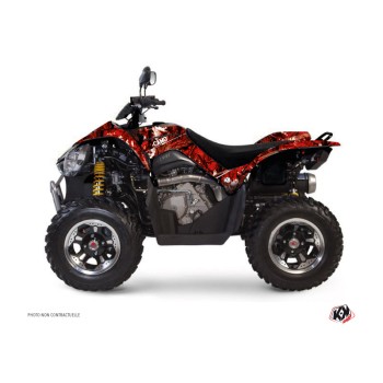 Kit Déco Quad Camo Kymco 450 MAXXER Rouge (2010-2023)