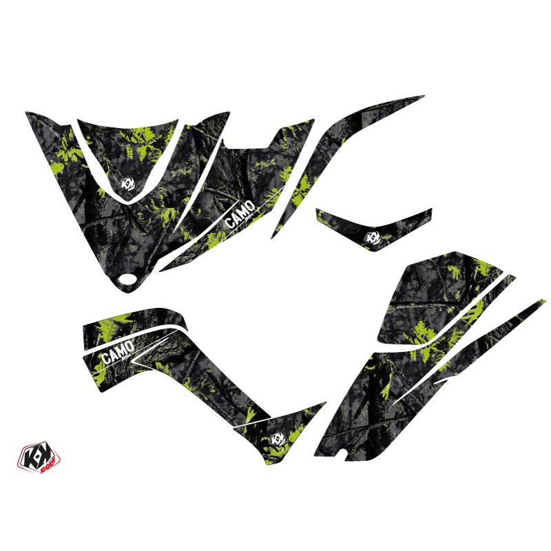 Kit Déco Quad Camo Kymco 450 MAXXER Noir Vert (2010-2023)