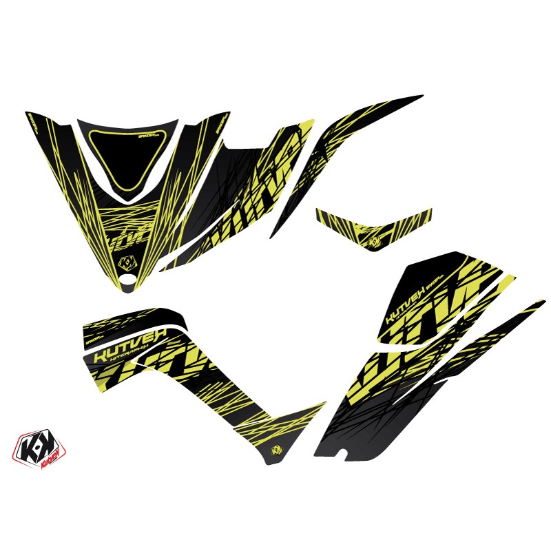 Kit Déco Quad Eraser Kymco 450 MAXXER Neon Gris (2010-2023)
