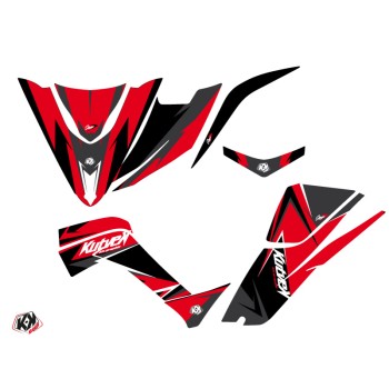 Kit Déco Quad Stage Kymco 450 MAXXER Rouge Noir (2010-2023)