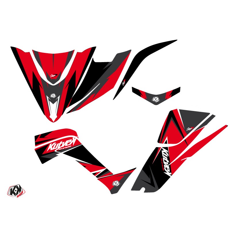 Kit Déco Quad Stage Kymco 450 MAXXER Rouge Noir (2010-2023)