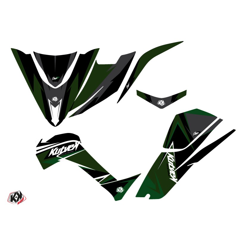 Kit Déco Quad Stage Kymco 450 MAXXER Noir Vert (2010-2023)