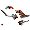 Kit Déco Quad Evil Polaris 850 Sportsman Forest Gris Orange (2013-201