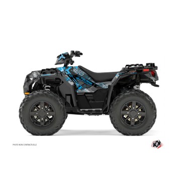 Kit Déco Quad Evil Polaris 850 Sportsman Forest Gris Bleu (2013-2016)