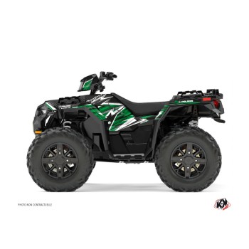 Kit Déco Quad Jungle Polaris 850 Sportsman Forest Noir Vert (2013-201