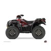 Kit Déco Quad Evil Polaris 850 Sportsman Forest Gris Rouge (2017-2020