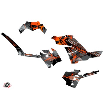 Kit Déco Quad Evil Polaris 850 Sportsman Forest Gris Orange (2017-202
