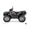Kit Déco Quad Vintage Polaris 850 Sportsman Forest Noir Rose (2017-20