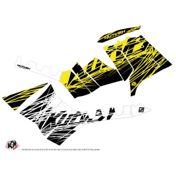 Kit Déco Quad Eraser Fluo Polaris 850 Sportsman Forest Jaune (2017-20