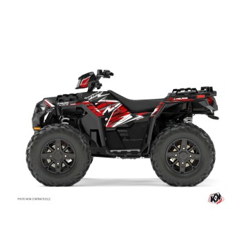 Kit Déco Quad Jungle Polaris 850 Sportsman Forest Noir Rouge (2021-20