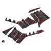 Kit Déco Quad Camo Polaris 850 Sportsman Forest Noir Rouge (2021-2023