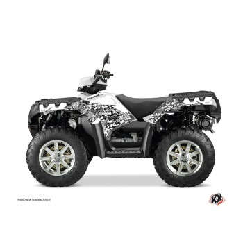 Kit Déco Quad Predator Polaris 850 Sportsman Forest Blanc (2021-2023)