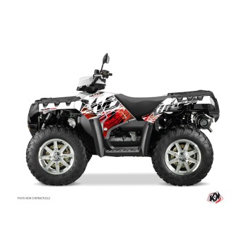 Kit Déco Quad Eraser Polaris 850 Sportsman Forest Rouge Blanc (2021-2
