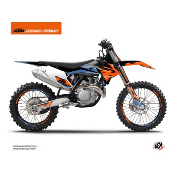 Kit Déco Moto Cross Skyline KTM 350 SXF Bleu