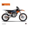 Kit Déco Moto Cross Skyline KTM 250 SXF Bleu