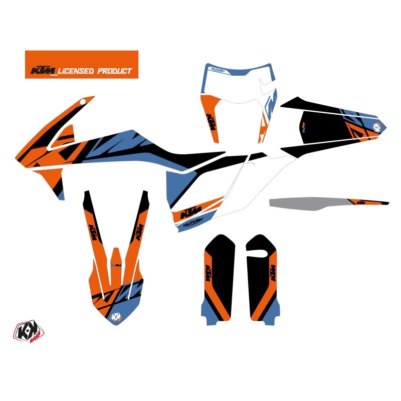 Kit Déco Moto Cross Skyline KTM EXC-EXCF Bleu