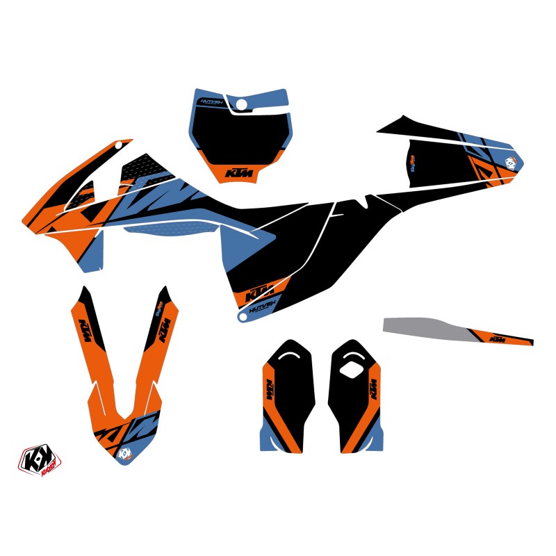 Kit Déco Moto Cross Skyline KTM 85 SX Bleu