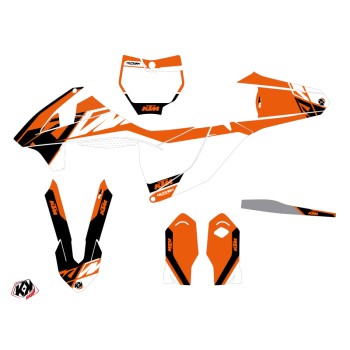Kit Déco Moto Cross Skyline KTM 85 SX Orange