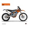 Kit Déco Moto Cross Skyline KTM 350 FREERIDE Bleu