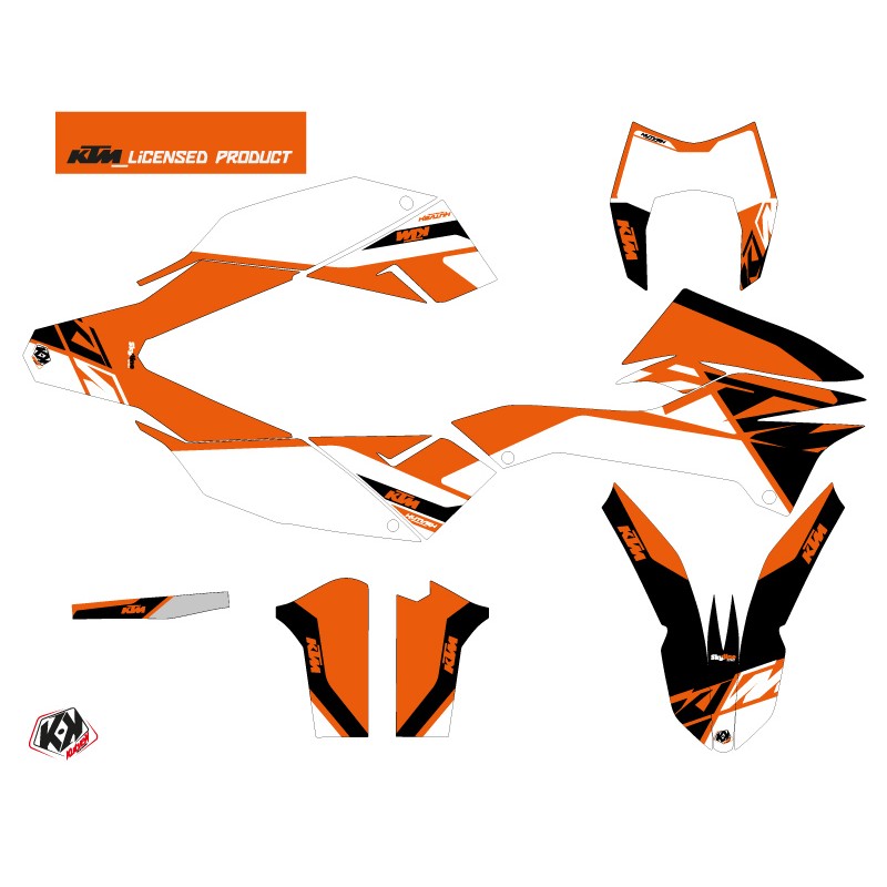 Kit Déco Moto Cross Skyline KTM 690 ENDURO R Orange